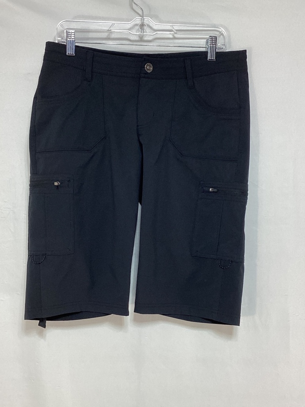 Kuhl Women'sSize 8 Black Cargo Shorts - Utility Knee-Length